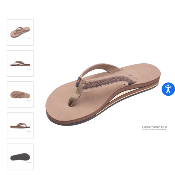 Rainbow flip flops women’s size small 5.5-6.5 brand new - Picture 1 of 4